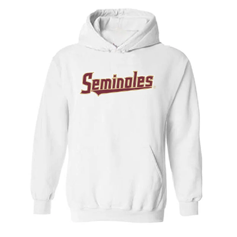FSU - NCAA Women's Track & Field : Jaden Francis - Generic Shersey Hooded Sweatshirt Hoodie with Side Slits Relaxed Casual FSU - NCAA Women's Track & Field : Jaden Francis - Generic Shersey Hooded Sweatshirt Hoodie with Side Slits Relaxed Casual