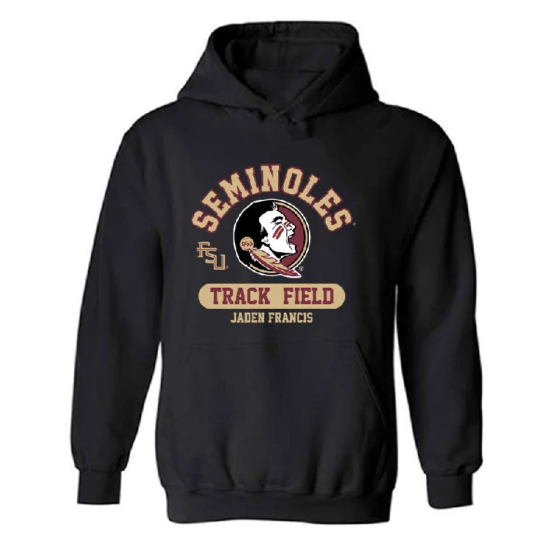 FSU - NCAA Women's Track & Field : Jaden Francis - Classic Fashion Shersey Hooded Sweatshirt Hoodie with Cropped Fit Short Trendy FSU - NCAA Women's Track & Field : Jaden Francis - Classic Fashion Shersey Hooded Sweatshirt Hoodie with Cropped Fit Short Trendy