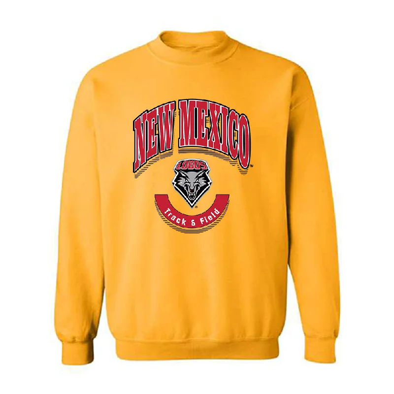 New Mexico - NCAA Women's Track & Field : Rebecca Grieve - Classic Fashion Shersey Crewneck Sweatshirt Hoodie with Back Slit Movement Comfort New Mexico - NCAA Women's Track & Field : Rebecca Grieve - Classic Fashion Shersey Crewneck Sweatshirt Hoodie with Back Slit Movement Comfort