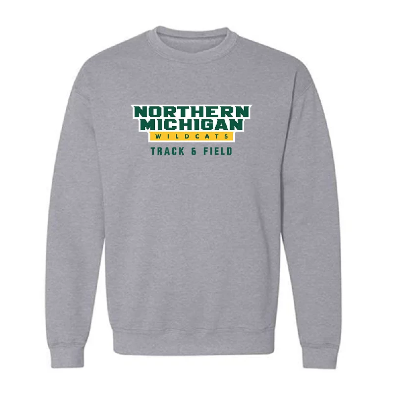 Northern Michigan - NCAA Women's Track & Field : Abby Kissling - Classic Shersey Crewneck Sweatshirt Hoodie with Ribbed Neckline Snug Warm Northern Michigan - NCAA Women's Track & Field : Abby Kissling - Classic Shersey Crewneck Sweatshirt Hoodie with Ribbed Neckline Snug Warm