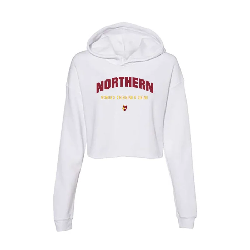 NSU - NCAA Women's Swimming & Diving : Sidney Masgras - Women's Crop Fleece Hoodie Cotton Hoodie Fleece Lining Warmth NSU - NCAA Women's Swimming & Diving : Sidney Masgras - Women's Crop Fleece Hoodie Cotton Hoodie Fleece Lining Warmth