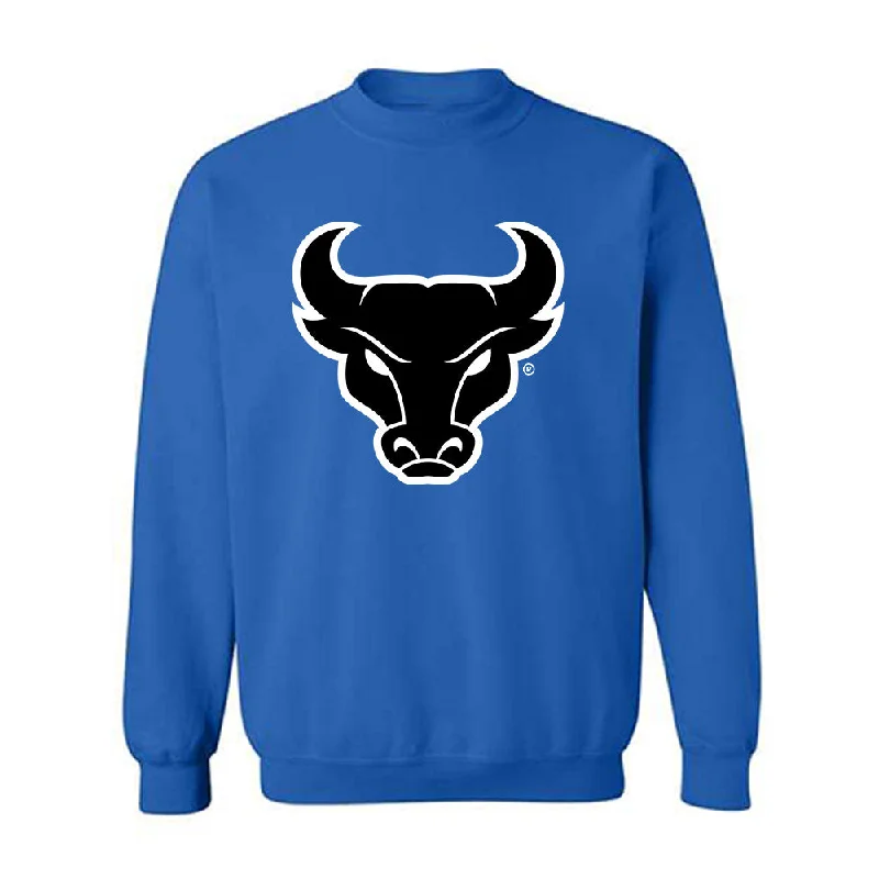 Buffalo - NCAA Women's Track & Field : Uma Bhattacharjee - Crewneck Sweatshirt Hoodie with Thumb Holes Functional Cozy Buffalo - NCAA Women's Track & Field : Uma Bhattacharjee - Crewneck Sweatshirt Hoodie with Thumb Holes Functional Cozy
