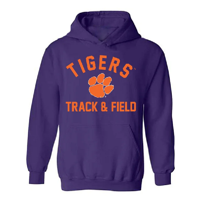 Clemson - NCAA Women's Track & Field : Jessica Johnson - Classic Shersey Hooded Sweatshirt Hoodie Jacket Zipper Layering Clemson - NCAA Women's Track & Field : Jessica Johnson - Classic Shersey Hooded Sweatshirt Hoodie Jacket Zipper Layering