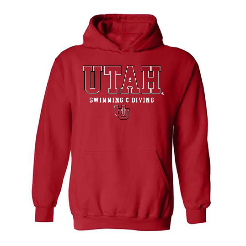 Utah - NCAA Women's Swimming & Diving : Alexia Duncan - Classic Shersey Hooded Sweatshirt Hoodie with High Neck Warm Protective Utah - NCAA Women's Swimming & Diving : Alexia Duncan - Classic Shersey Hooded Sweatshirt Hoodie with High Neck Warm Protective