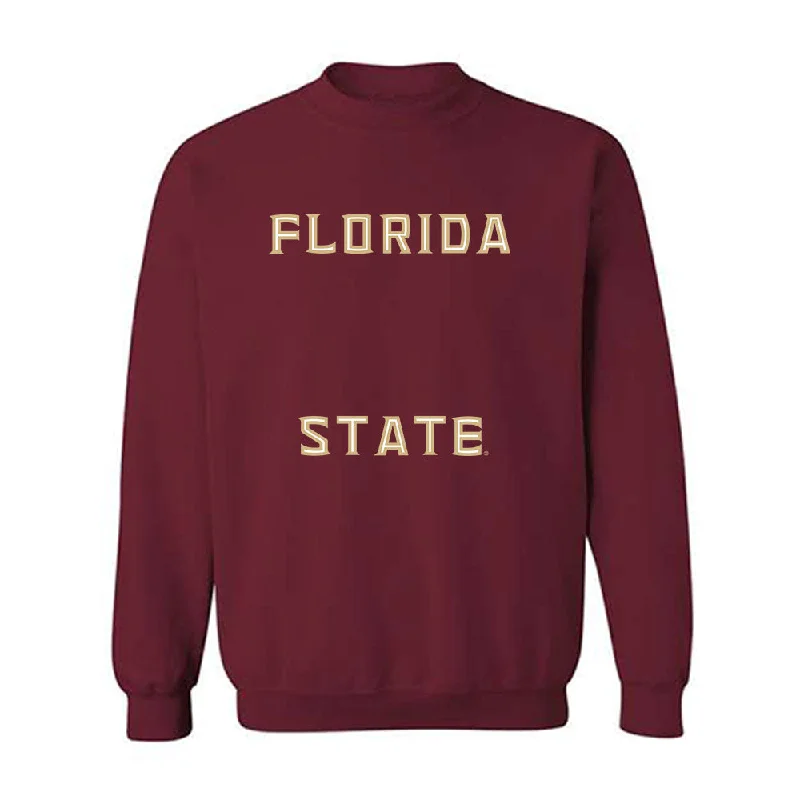 FSU - NCAA Women's Track & Field : Jaden Francis - Replica Shersey Crewneck Sweatshirt Hoodie with Lace Feminine Delicate FSU - NCAA Women's Track & Field : Jaden Francis - Replica Shersey Crewneck Sweatshirt Hoodie with Lace Feminine Delicate