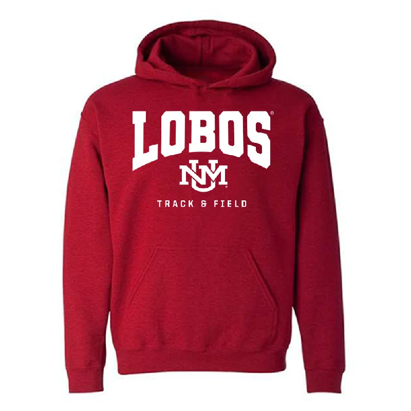 New Mexico - NCAA Women's Track & Field : Rebecca Grieve - Classic Fashion Shersey Hooded Sweatshirt Hoodie with Double Zipper Versatile Adjustable New Mexico - NCAA Women's Track & Field : Rebecca Grieve - Classic Fashion Shersey Hooded Sweatshirt Hoodie with Double Zipper Versatile Adjustable
