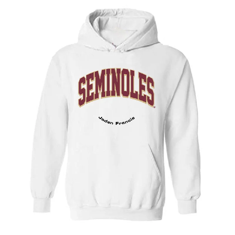 FSU - NCAA Women's Track & Field : Jaden Francis - Classic Fashion Shersey Hooded Sweatshirt Hoodie with Hem Detail Decorative Unique
