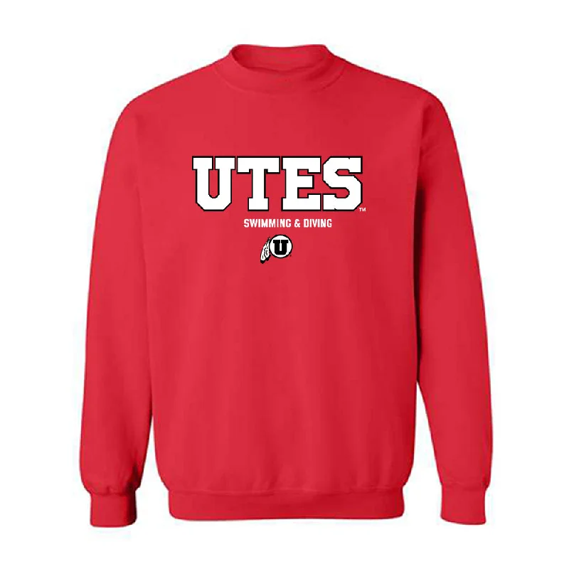 Utah - NCAA Women's Swimming & Diving : Alexia Duncan - Classic Shersey Crewneck Sweatshirt Hoodie with Cuffed Sleeves Snug Secure Utah - NCAA Women's Swimming & Diving : Alexia Duncan - Classic Shersey Crewneck Sweatshirt Hoodie with Cuffed Sleeves Snug Secure