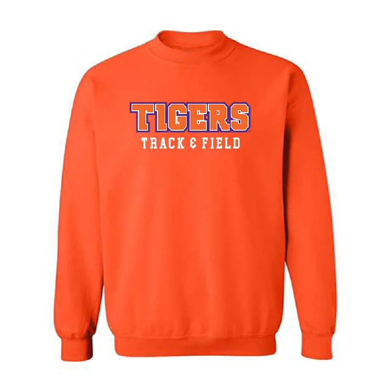 Clemson - NCAA Women's Track & Field : Jessica Johnson - Classic Shersey Crewneck Sweatshirt Hoodie with Hem Lace Feminine Delicate Clemson - NCAA Women's Track & Field : Jessica Johnson - Classic Shersey Crewneck Sweatshirt Hoodie with Hem Lace Feminine Delicate