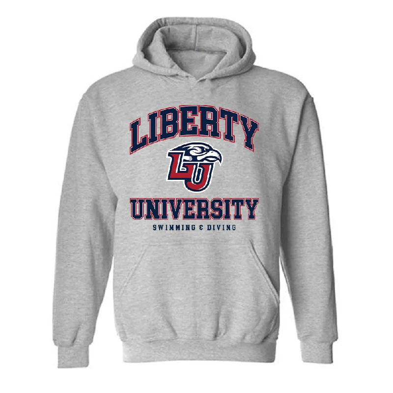 Liberty - NCAA Women's Swimming & Diving : Chloe LaCount - Generic Shersey Hooded Sweatshirt Hoodie with Hood Adjustable Protection Liberty - NCAA Women's Swimming & Diving : Chloe LaCount - Generic Shersey Hooded Sweatshirt Hoodie with Hood Adjustable Protection
