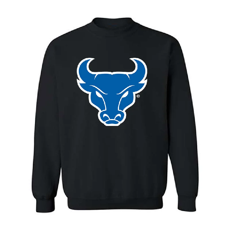 Buffalo - NCAA Women's Track & Field : Uma Bhattacharjee - Crewneck Sweatshirt Hoodie with Hem Contrast Bold Stylish Buffalo - NCAA Women's Track & Field : Uma Bhattacharjee - Crewneck Sweatshirt Hoodie with Hem Contrast Bold Stylish
