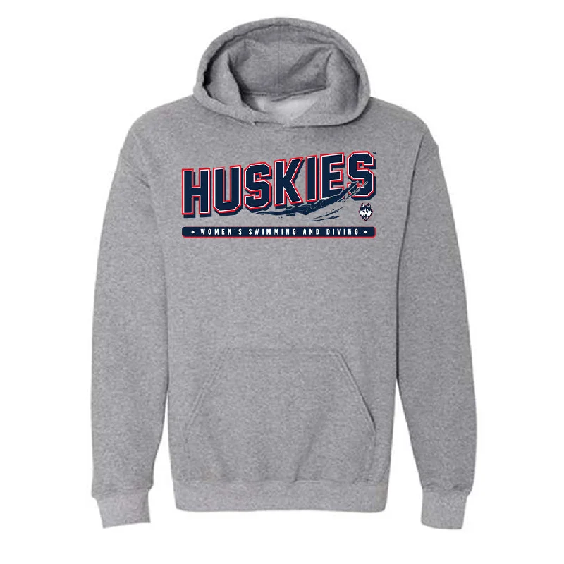 UConn - NCAA Women's Swimming & Diving : MacKenzie Thomas - Sports Shersey Hooded Sweatshirt Hoodie with Tie-Dye Psychedelic Retro UConn - NCAA Women's Swimming & Diving : MacKenzie Thomas - Sports Shersey Hooded Sweatshirt Hoodie with Tie-Dye Psychedelic Retro