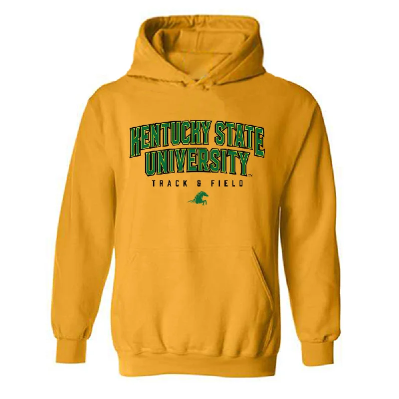 KYSU - NCAA Women's Track & Field : Valencia Davis - Classic Shersey Hooded Sweatshirt Hoodie with Sequins Glamorous Eye-catching KYSU - NCAA Women's Track & Field : Valencia Davis - Classic Shersey Hooded Sweatshirt Hoodie with Sequins Glamorous Eye-catching