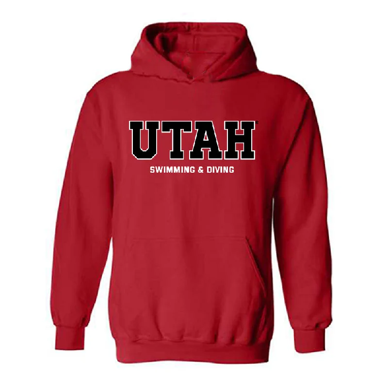 Utah - NCAA Women's Swimming & Diving : Alexia Duncan - Classic Shersey Hooded Sweatshirt Hoodie with Button Placket Classic Preppy Utah - NCAA Women's Swimming & Diving : Alexia Duncan - Classic Shersey Hooded Sweatshirt Hoodie with Button Placket Classic Preppy
