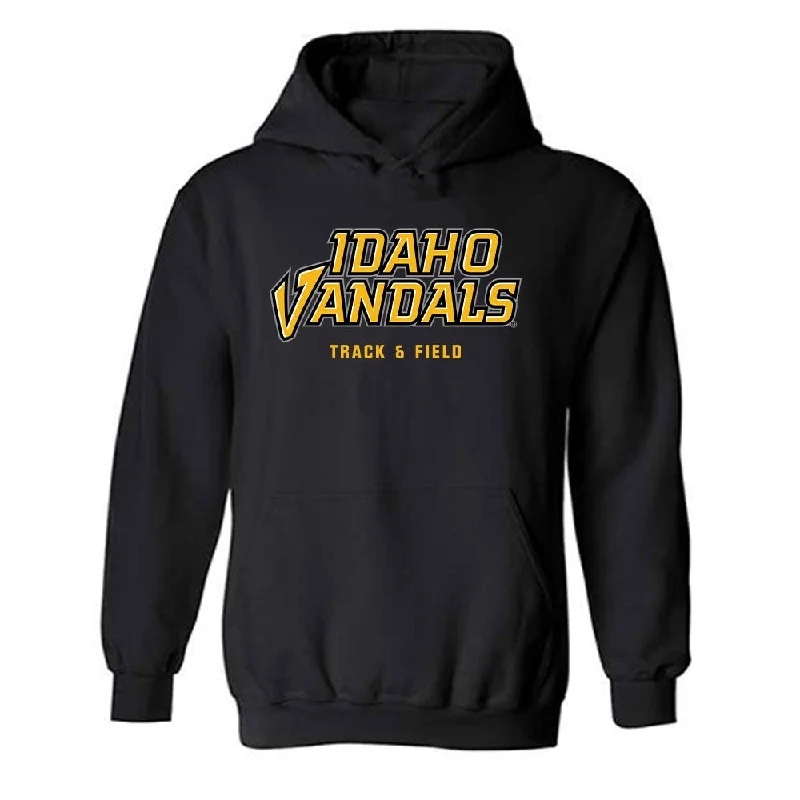 Idaho - NCAA Women's Track & Field : Mia Sylvester - Hooded Sweatshirt Hoodie with Logo Branding Identity