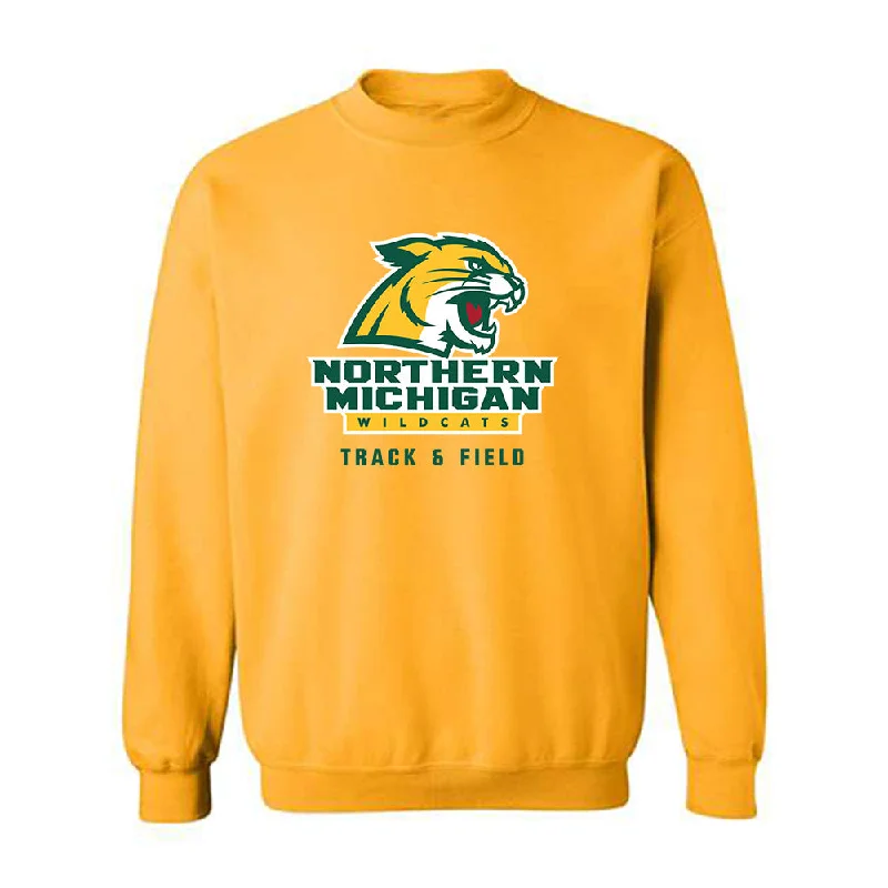 Northern Michigan - NCAA Women's Track & Field : Abby Kissling - Classic Shersey Crewneck Sweatshirt Hoodie with Set-In Sleeves Structured Classic Northern Michigan - NCAA Women's Track & Field : Abby Kissling - Classic Shersey Crewneck Sweatshirt Hoodie with Set-In Sleeves Structured Classic