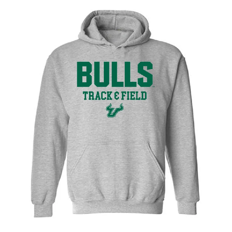 USF - NCAA Women's Track & Field : Ella Galloway - Classic Shersey Hooded Sweatshirt Hoodie with Camouflage Military Edgy USF - NCAA Women's Track & Field : Ella Galloway - Classic Shersey Hooded Sweatshirt Hoodie with Camouflage Military Edgy