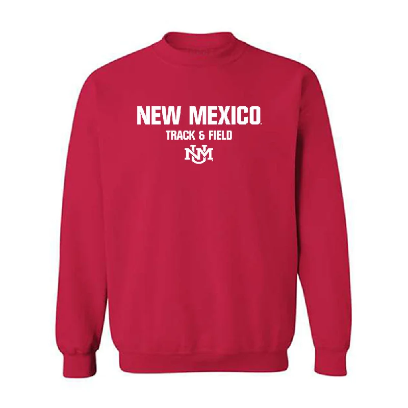 New Mexico - NCAA Women's Track & Field : Rebecca Grieve - Classic Shersey Crewneck Sweatshirt Hoodie with Exposed Zipper Edgy Industrial New Mexico - NCAA Women's Track & Field : Rebecca Grieve - Classic Shersey Crewneck Sweatshirt Hoodie with Exposed Zipper Edgy Industrial