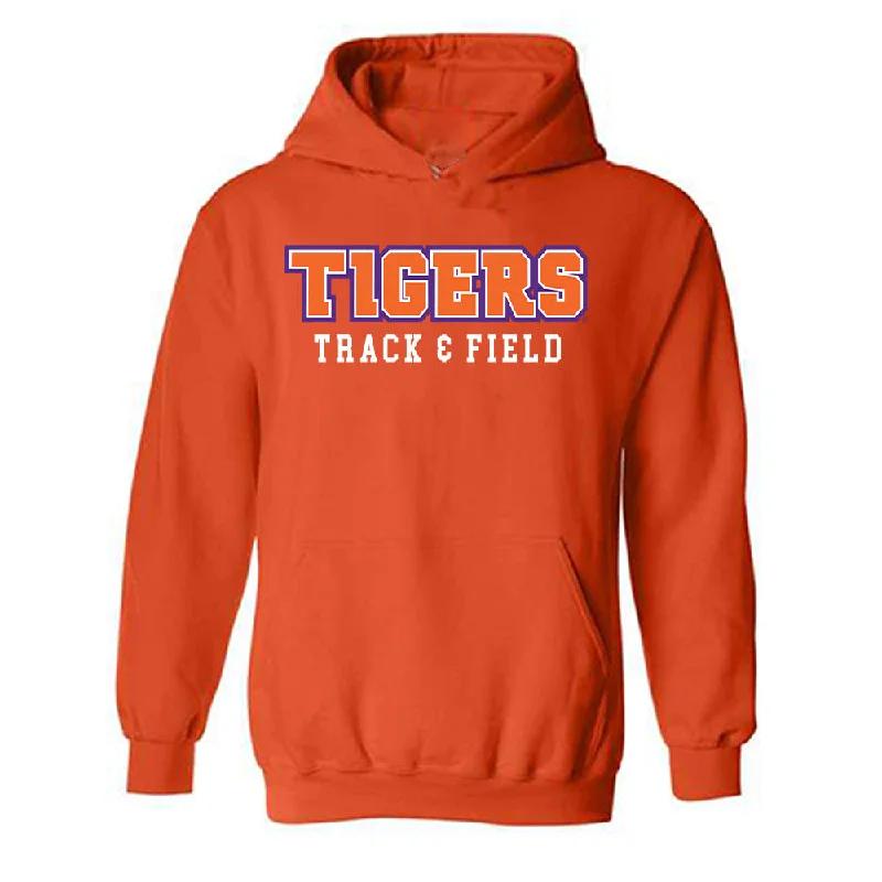 Clemson - NCAA Women's Track & Field : Jessica Johnson - Classic Shersey Hooded Sweatshirt Zip Hoodie Drawstring Kangaroo Pocket Clemson - NCAA Women's Track & Field : Jessica Johnson - Classic Shersey Hooded Sweatshirt Zip Hoodie Drawstring Kangaroo Pocket