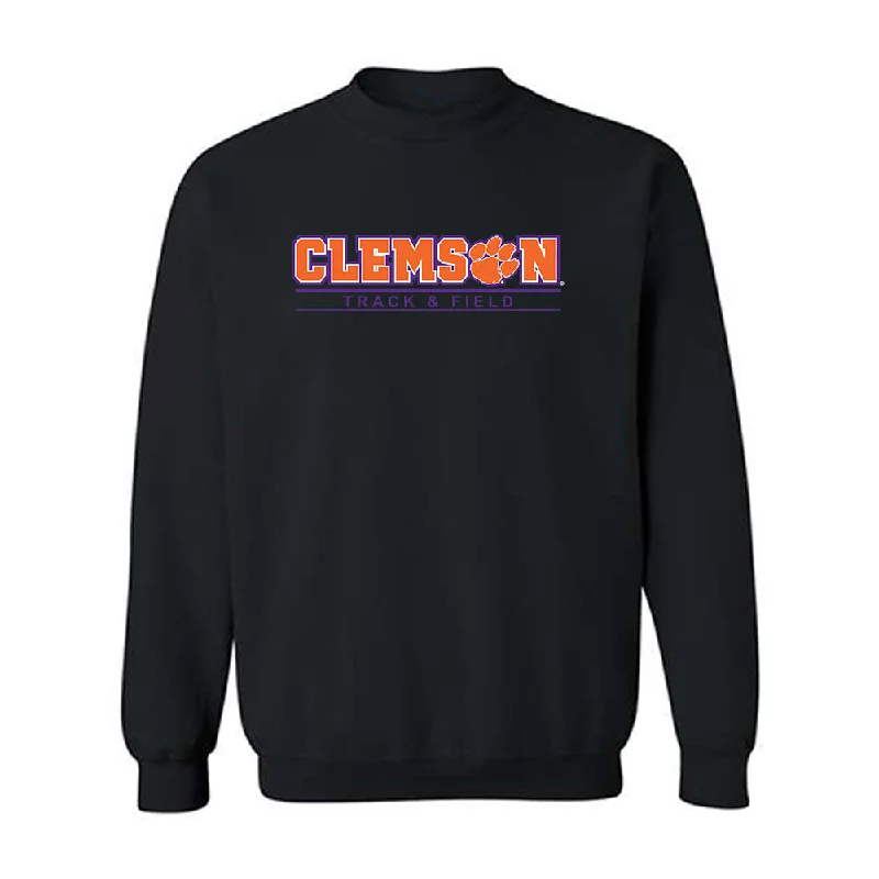 Clemson - NCAA Women's Track & Field : Jessica Johnson - Classic Shersey Crewneck Sweatshirt Hoodie with Hem Drawcord Adjustable Customizable Clemson - NCAA Women's Track & Field : Jessica Johnson - Classic Shersey Crewneck Sweatshirt Hoodie with Hem Drawcord Adjustable Customizable