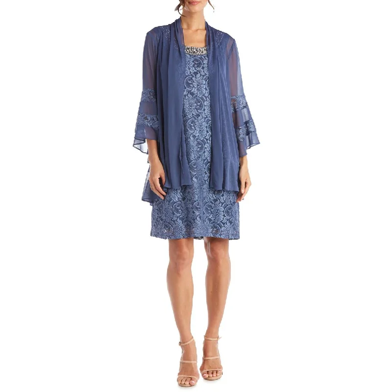 Womens 2PC Lace Sheath Dress
