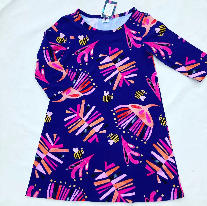 Meant To Bee Swing Dress Blue