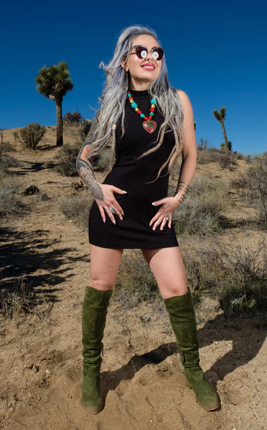 Black Bamboo Dyna Dress