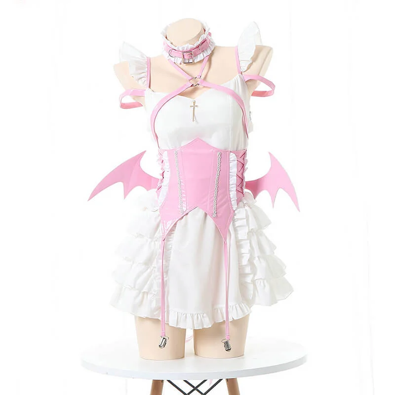 White + Pink
