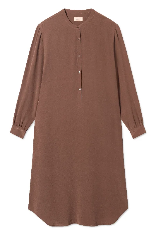 DORA DRESS BROWN