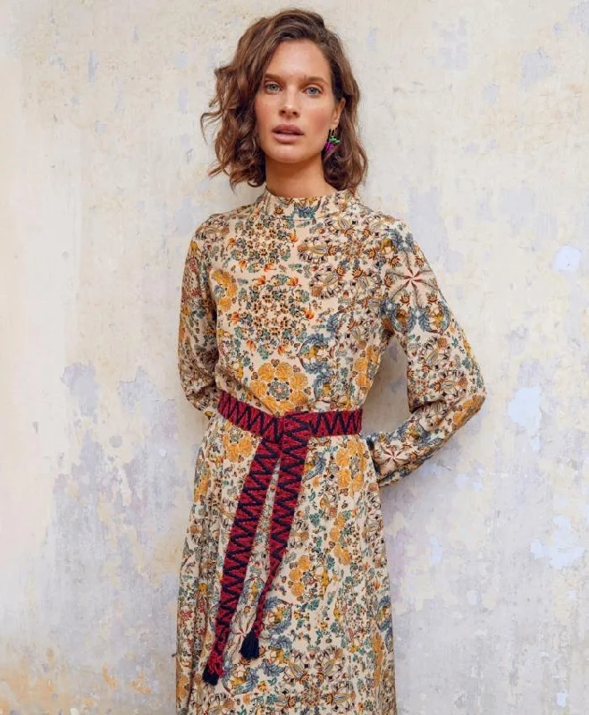 Dress Romeo Dress Beige-Multicolor