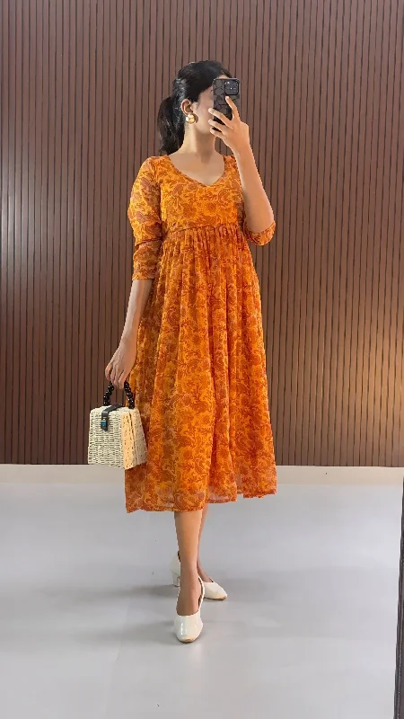 Loino Georgette  Dress