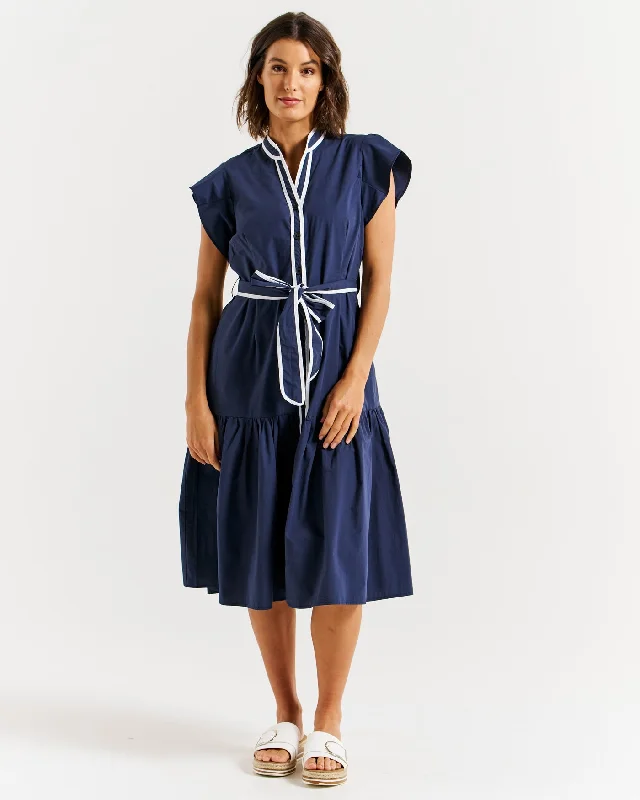 MARI DRESS NAVY