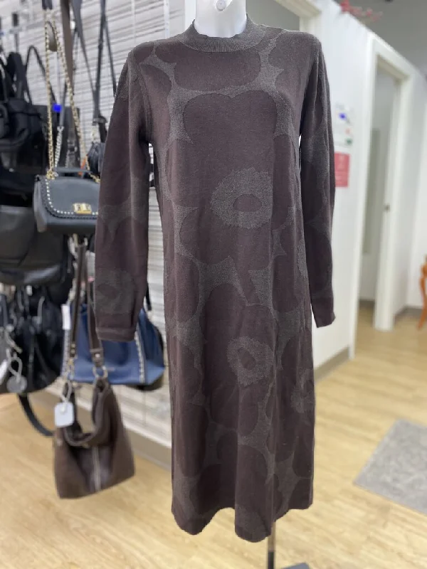 Marimekko wool blend knit dress NWT S