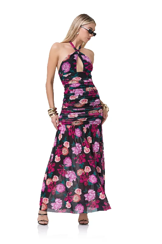 Piper Dress - Midnight Rose
