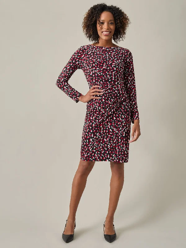Side Pleat Dress, Everyday Knit