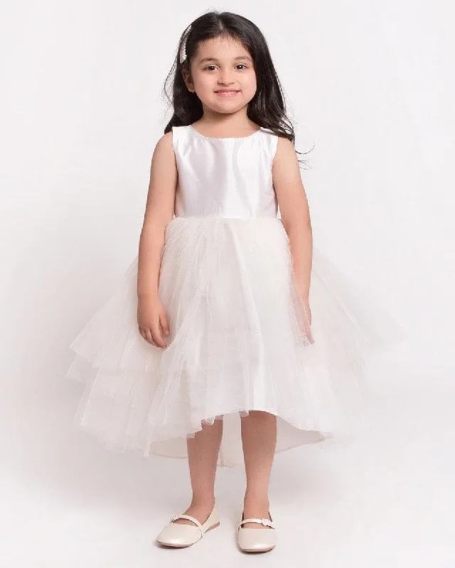 White Flare Dress