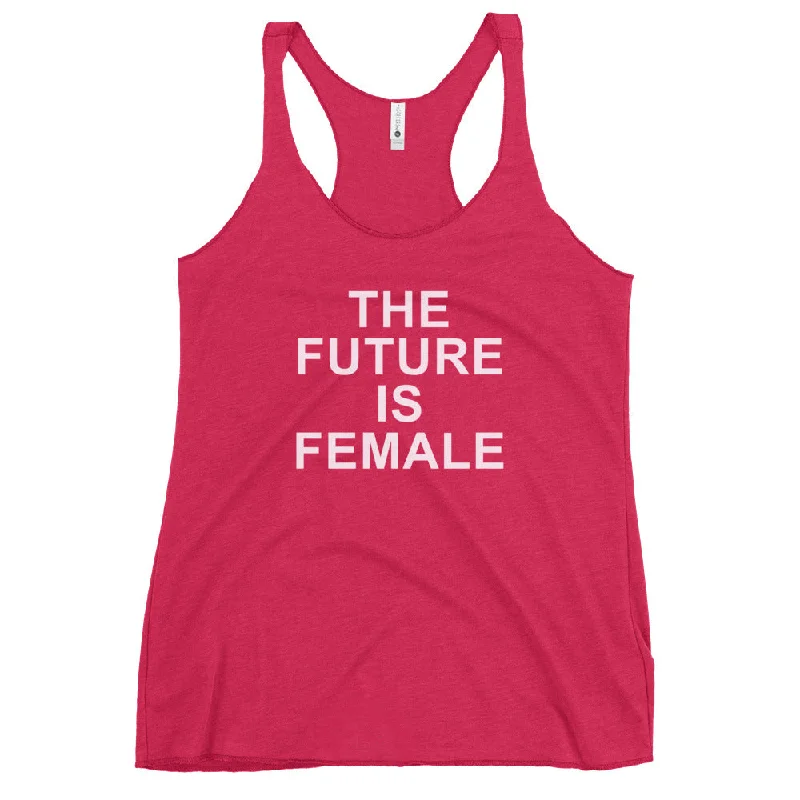 ELEVATED SCULPT RACERBACK TANK PINK cropped tank top