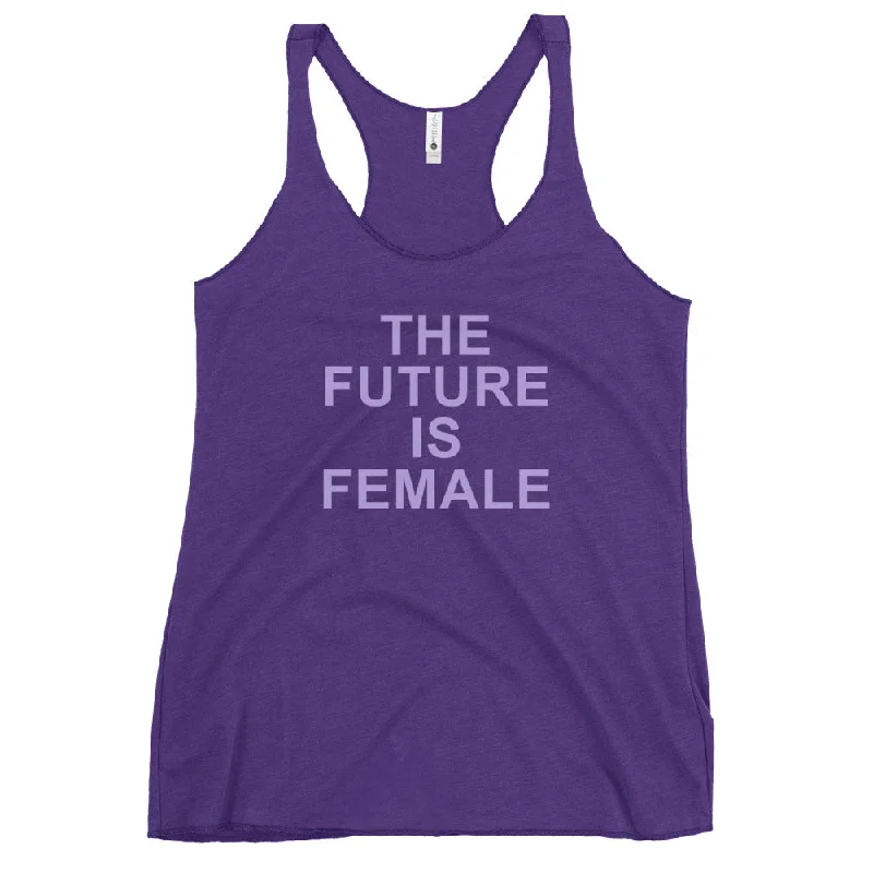 ELEVATED SCULPT RACERBACK TANK PURPLE basic tank top