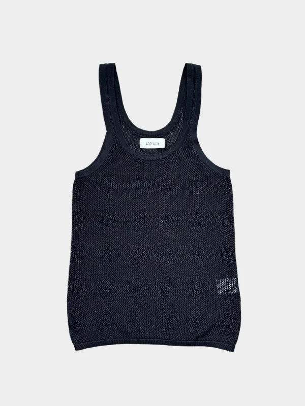 Mesh Tank Top modal blend tank