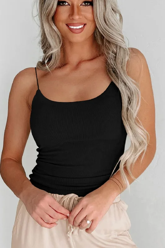 Cosybreezee - Ribbed Tank Top with Scoop Neck seamless tank top