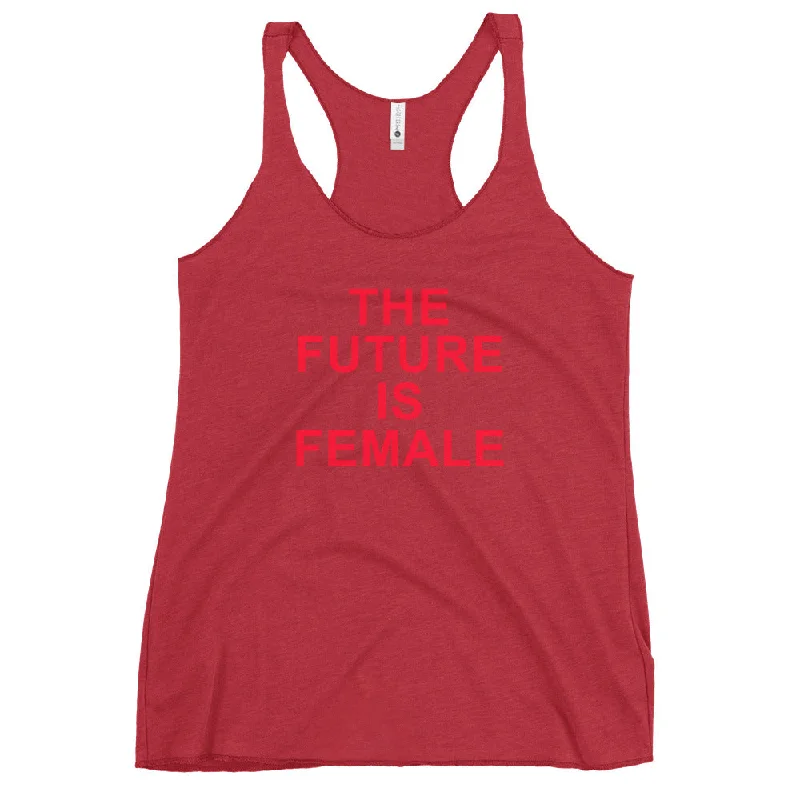 ELEVATED SCULPT RACERBACK TANK RED workout tank top