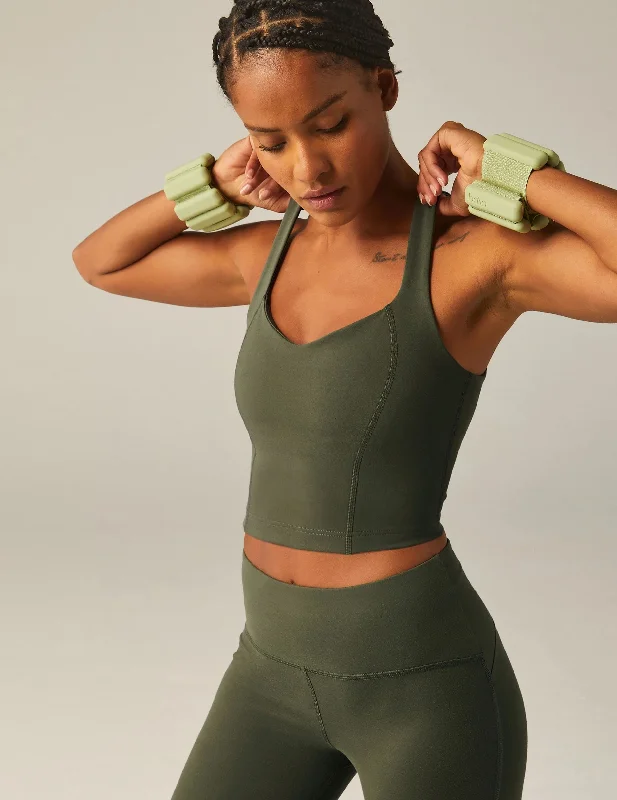 Beyond Yoga Powerbeyond Intensity Racerback Cropped Tank modal blend tank