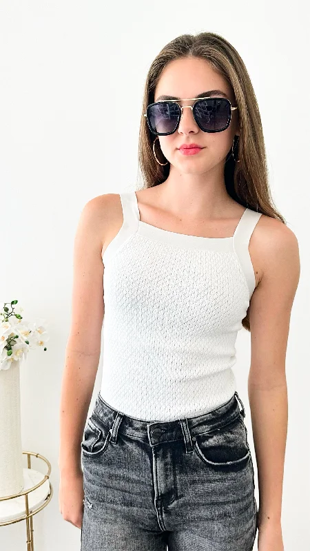 Brazilian One Size Diamond Tank Cami rhinestone tank top