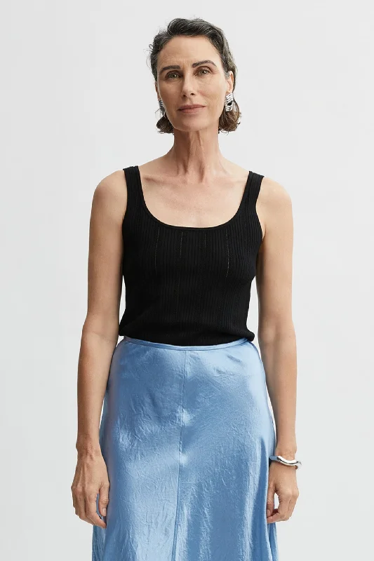 Grace Knit Tank mint tank top
