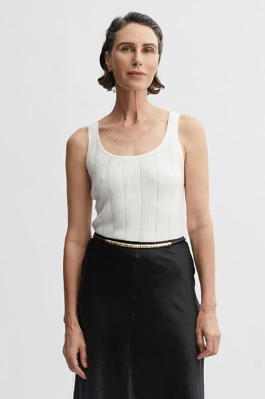 Grace Knit Tank peach tank top