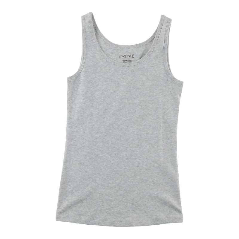 mySTYLE Women's Scoop Tank Top vibrant tank top