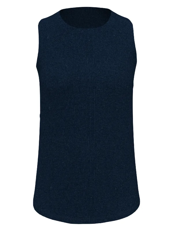 Women's Ribbed Tennis Tank Top open back tank
