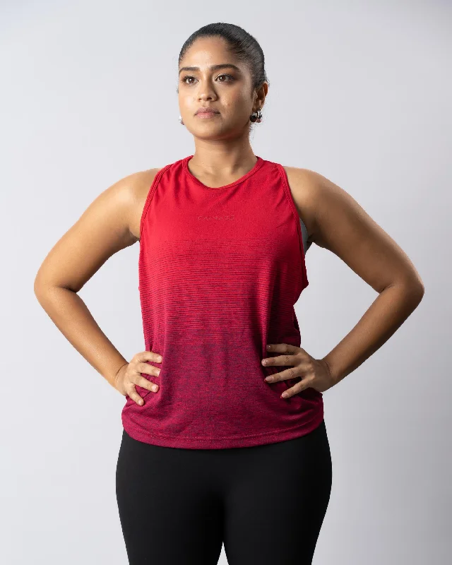 Seamless Gradient Tank lime green tank