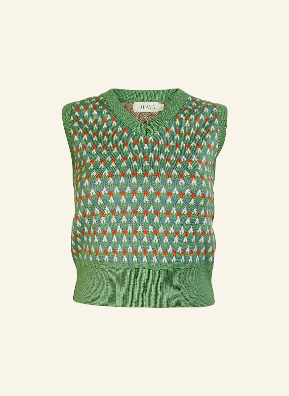 Shirley - Green Mountains Tank Top lightweight tank top