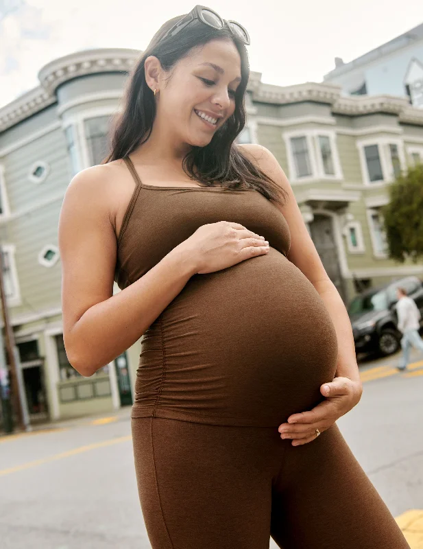 Spacedye Keep Your Cool Maternity Slim Racerback Tank boho tank top